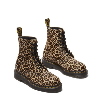 Boots cuir 1460 Pascal Leopard DR. MARTENS
