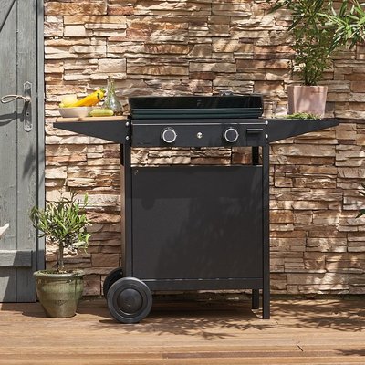 Chariot fermé pour plancha  Origin  60 Acier noir FORGE ADOUR