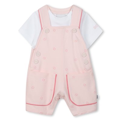 Ensemble salopette et T-shirt BOSS KIDSWEAR