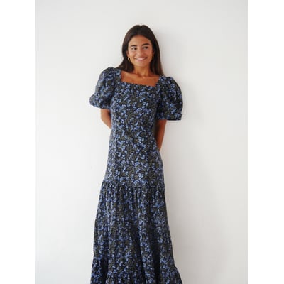 Robe longue fleurie à étages MAR MINDTRAVELER