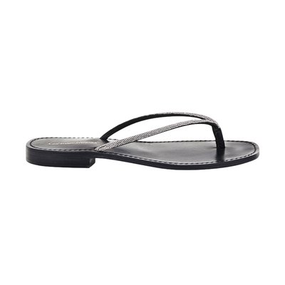 Sandale Plate Cuir Hodaly LES TROPEZIENNES PAR M BELARBI