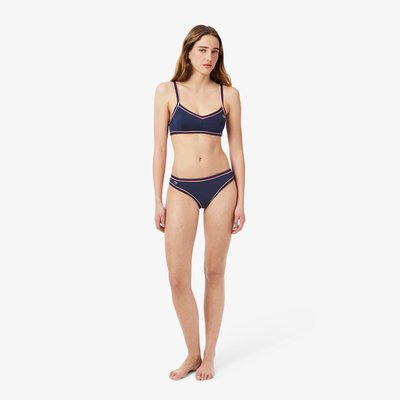 Bas de maillot de bain détails contrastés LACOSTE