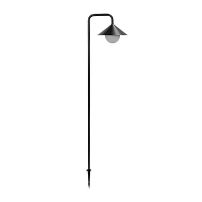 Lampe de pelouse sur pic LED à intensité variable noire NOVA boule lumineuse rechargeable USB-C DYBERG LARSEN
