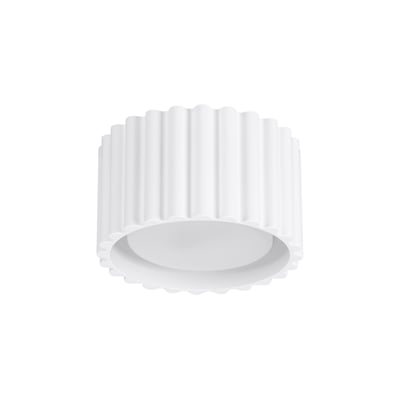 Plafonnier Aluminium Blanc Gx53 1 Aura EDEN