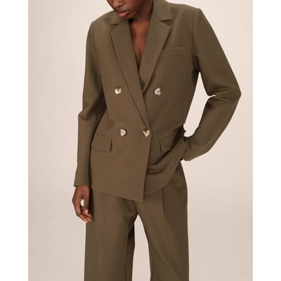 Blazer croise droit marine Sureau GRACE & MILA