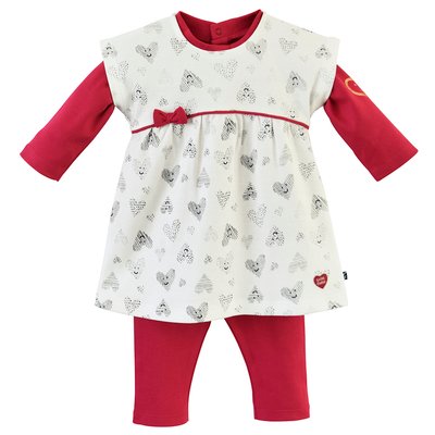 Ensemble t shirt robe et legging boreal SUCRE D'ORGE