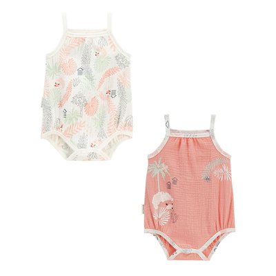 Lot de 2 bodies bébé à bretelles Cilaos PETIT BEGUIN