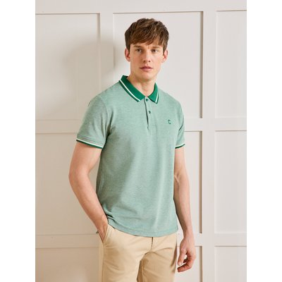 Polo maille piquée effet chiné coton biologique CYRILLUS
