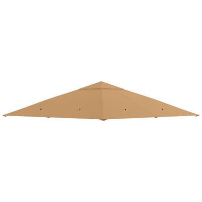Toit de cabine de rechange Polyester Beige OUTSUNNY