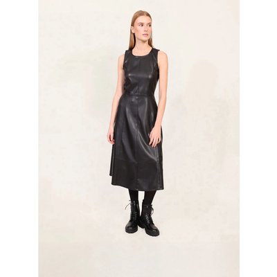 Robe sans manches en similicuir SIMI NAF NAF