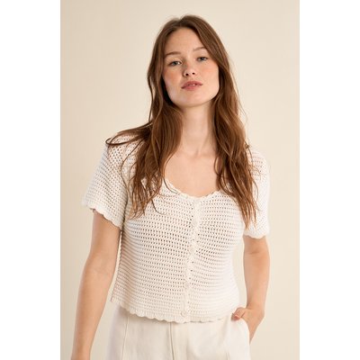 Gilet en maille crochet MOLLY BRACKEN