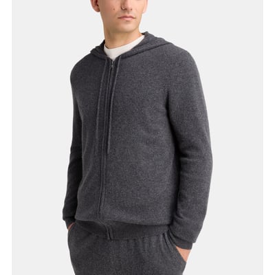 Gilet   nachcap zippé capuche cachemire GALERIES LAFAYETTE