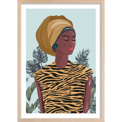 Affiche mode Jamaican girl HEXOA