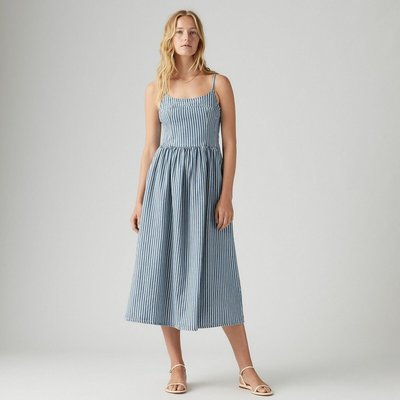 Abito svasato in denim con spalline sottili LEVI'S