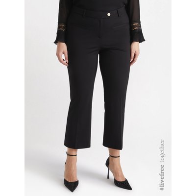 Pantalon kick flare en maille MILANO à coupe évasée dans le bas FIORELLA RUBINO
