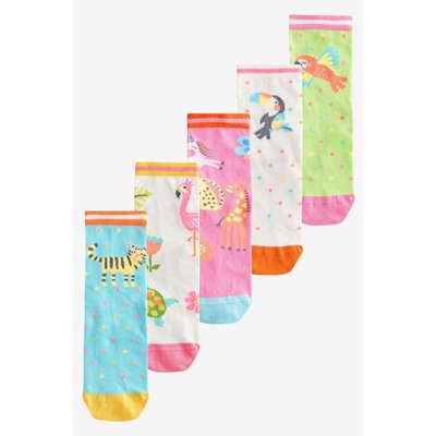 Socquettes flamants roses , lot de 5 NEXT
