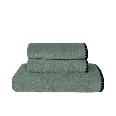 Ensemble de bain 3 pièces point cavalier CASA BORGO SENSEI MAISON