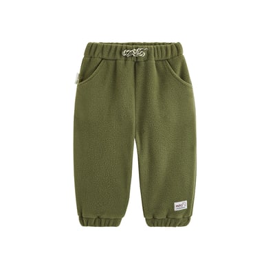 Pantalon bébé en polaire Pistache PETIT BEGUIN