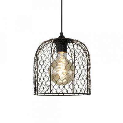 Suspension cloche en métal grillagé, CLOCHINE C-CREATION