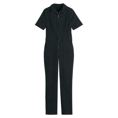 Комбинезон брючный на молнии из денима LA REDOUTE COLLECTIONS
