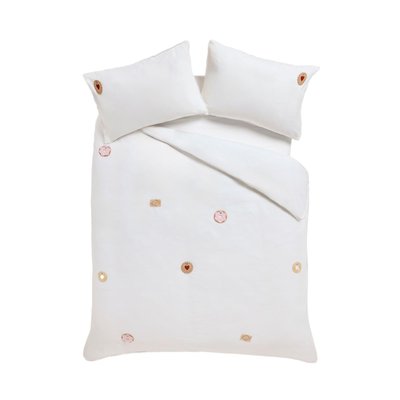 Housse de couette et taie en crochet NEXT
