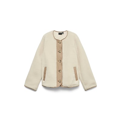 Manteau court en sherpa VERO MODA