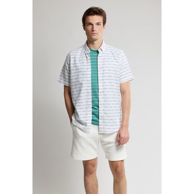Chemise manches courtes en lin et coton ARMOR-LUX