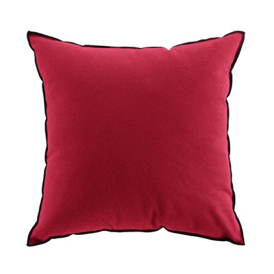 Coussin avec surjet en coton recyclé DOUCEUR D'INTÉRIEUR