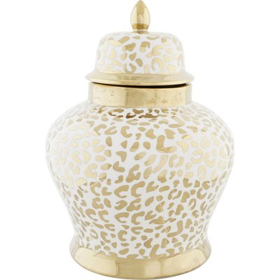 Vase en porcelaine  doré style colonial raffiné RECOLLECTION