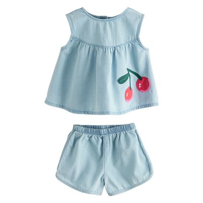 Chemisier et short en jean ensemble NEXT