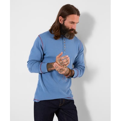 Superbe Henley en Maille Gaufrée JOE BROWNS