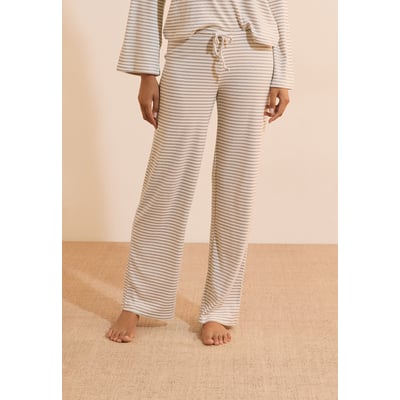 Pantalon de pyjama à rayures avec cordon de serrage BENO ETAM