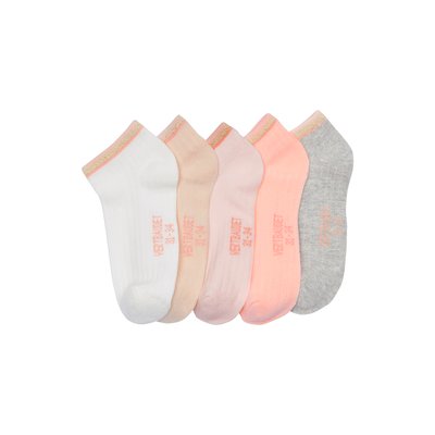 Lot de 5 paires de soquettes en maille côtelée VERTBAUDET