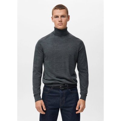 Pull-over 100 % laine col montant MANGO MAN