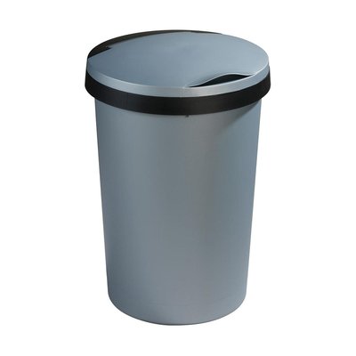 Poubelle 45 L avec couvercle plat Twinga JARDINDECO