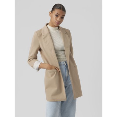 Veste longue marron femme La Redoute