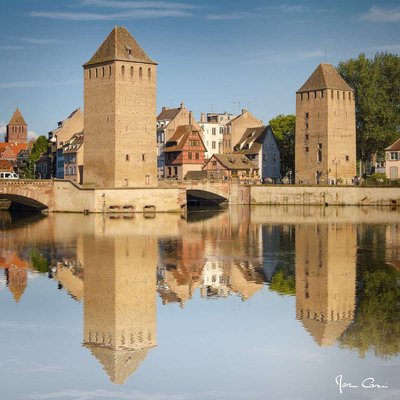 Tableau Sur Toile Tour Pont Couvert À Strasbourg ARCHITECTURE CEANOTHE