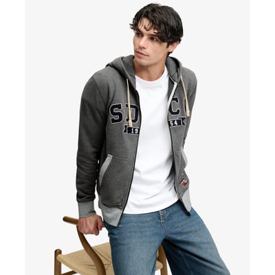 Sweat zippé à capuche SD&Co. coupe décontractée SUPERDRY