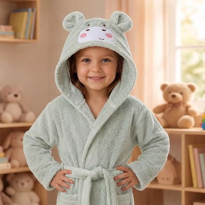 Peignoir enfant enfant pur coton PETIT HIPPO GARNIER THIEBAUT