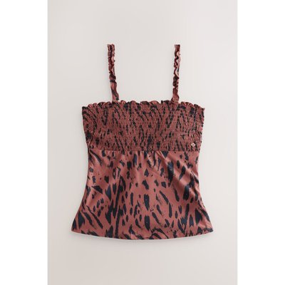 Tankini bandeau effet ventre plat froncé NEXT