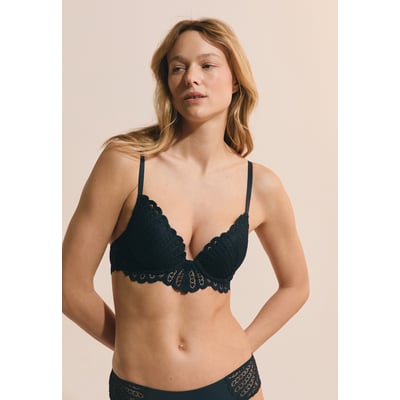 Soutien-gorge N.2 - Le push-up plongeant en dentelle ETREINTE ETAM