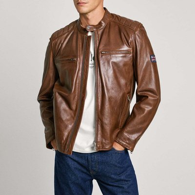Veste De Motard En Cuir PEPE JEANS