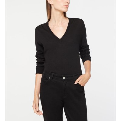 Pull Droit Bess Laine Mérinos Responsable Col V GALERIES LAFAYETTE