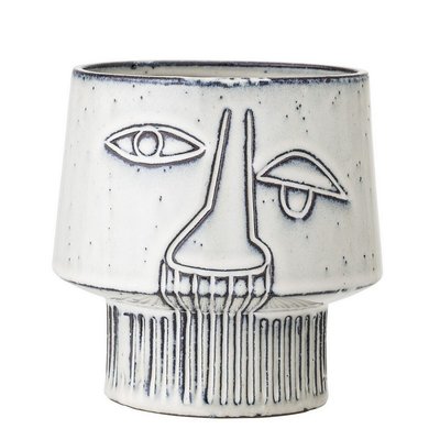 Cache-pot céramique visage design  SACAD BLOOMINGVILLE
