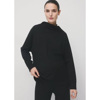 Pull-over col montant froncé MANGO