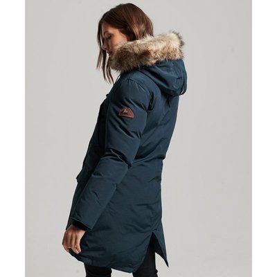 Parka à capuche en duvet imitation fourrure SUPERDRY