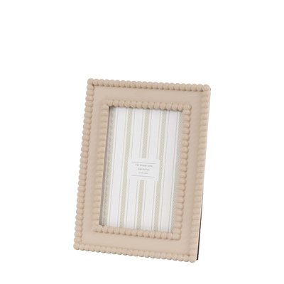 4x6" Calitri Beaded Photoframe in Mocha ÉDITÉ