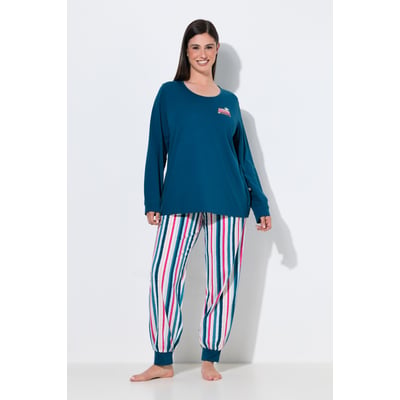 Pyjama décolleté rond et manches longues ULLA POPKEN