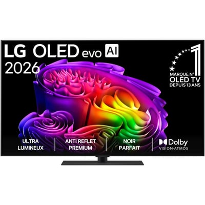 TV OLED 55G6 (2026) 55" (139 cm) 4K Ultra HD - Expérience Cinéma & Gaming, 120Hz, Smart TV, anti-reflets LG