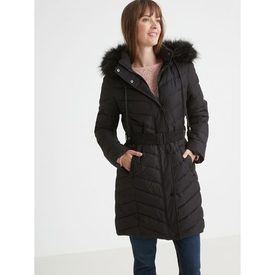 Doudoune longue avec ceinture DAXON